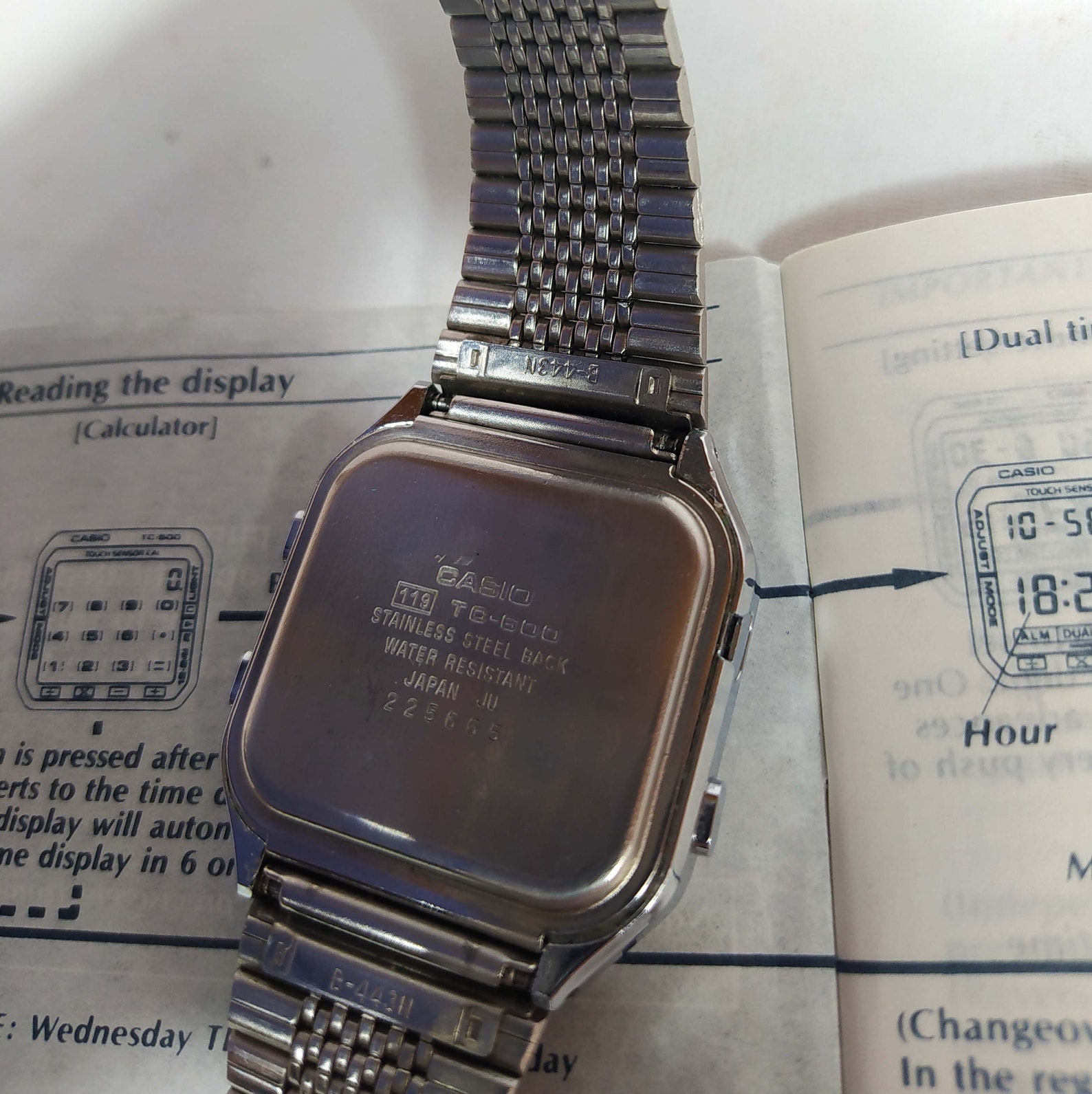 casio tc 600 touch screen