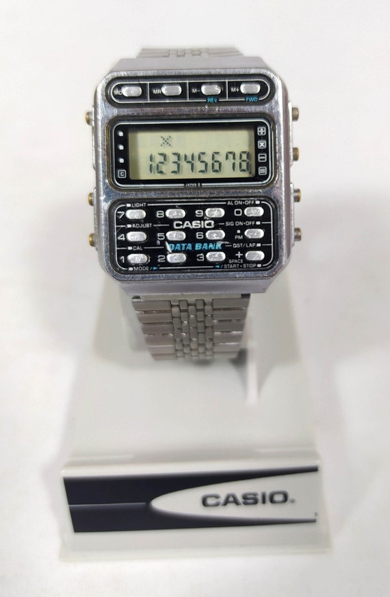 Casio CD Calculator Watch Module  Vintage Nerd Data   Etsy 日本