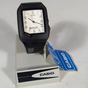 casio flip top calculator watch