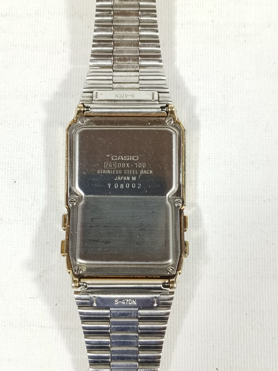 カシオ DBX-100 ゴールド 電卓 データバンク ウォッチモジュール 261 
