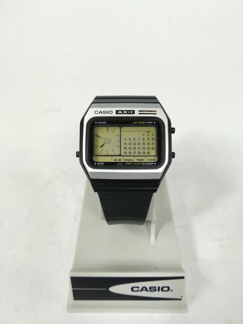 Casio Ax 1 Ana Digi Melody Watch Module 118 Nos New Etsy