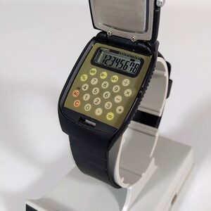 casio flip top calculator watch