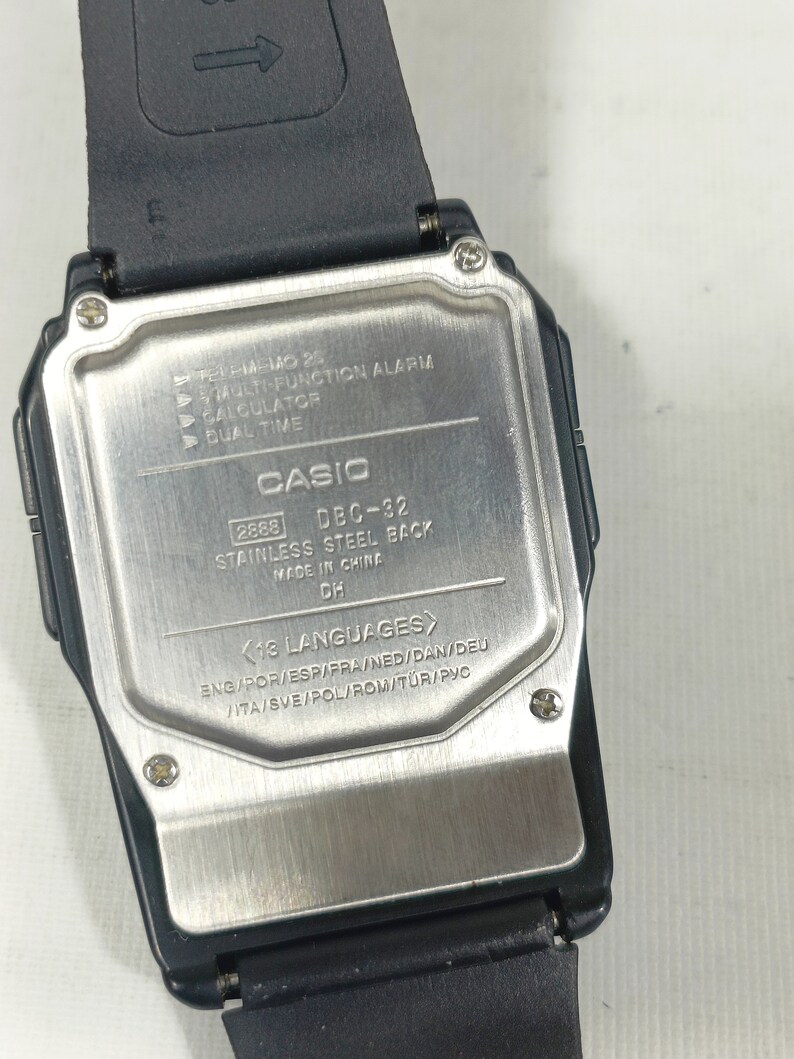 Casio DBC-32 Calculator Watch Module 2888 Vintage - Etsy