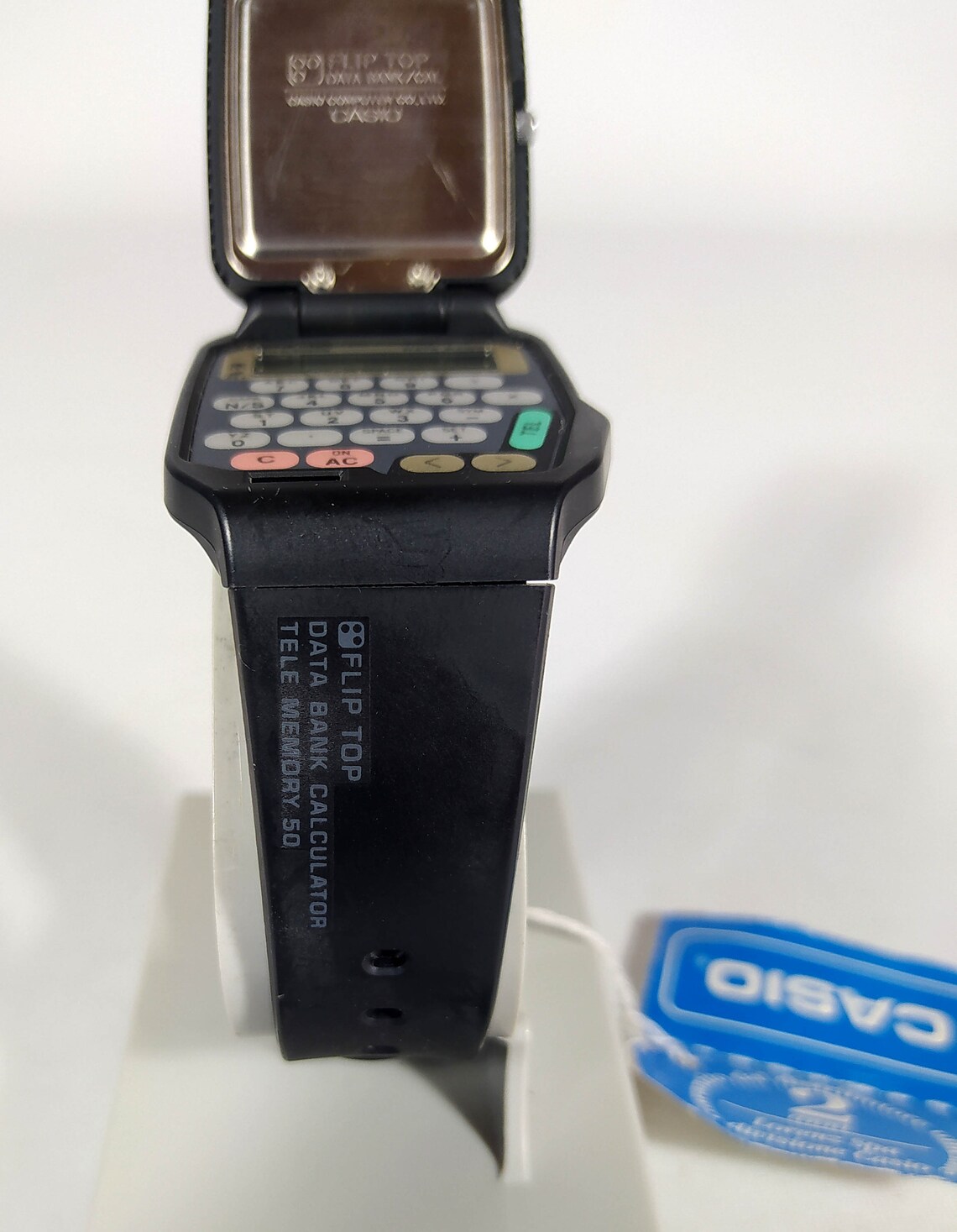 casio flip top calculator watch