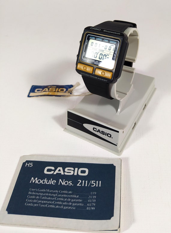 Casio W-500 Stopwatch Watch Module 211 -