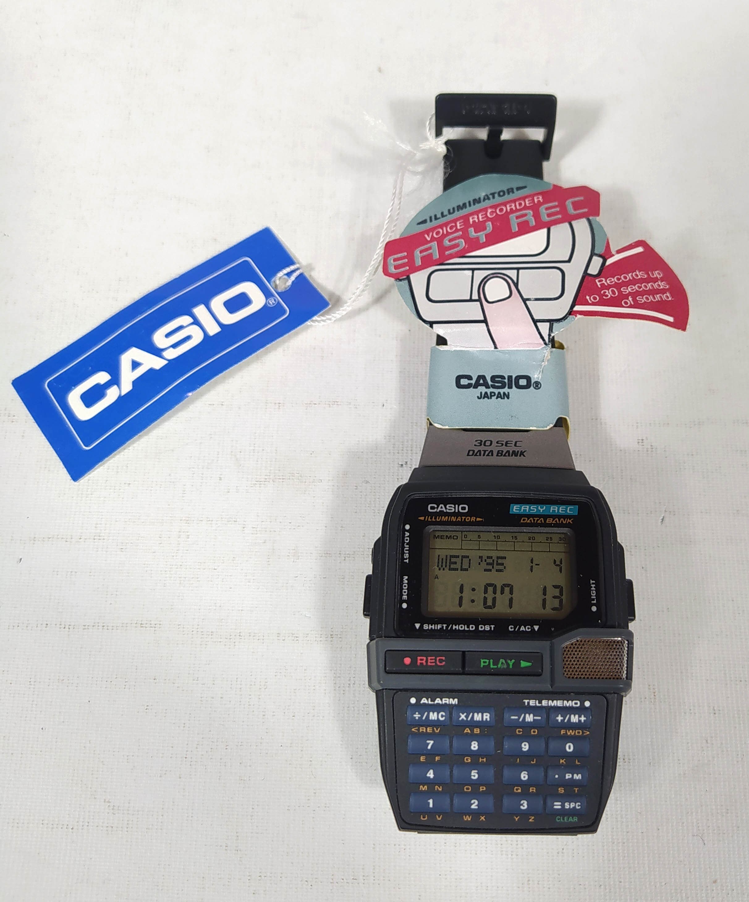 Casio DBC-V50 Easy Rec Calculator Watch Module 1591 Vintage | Etsy