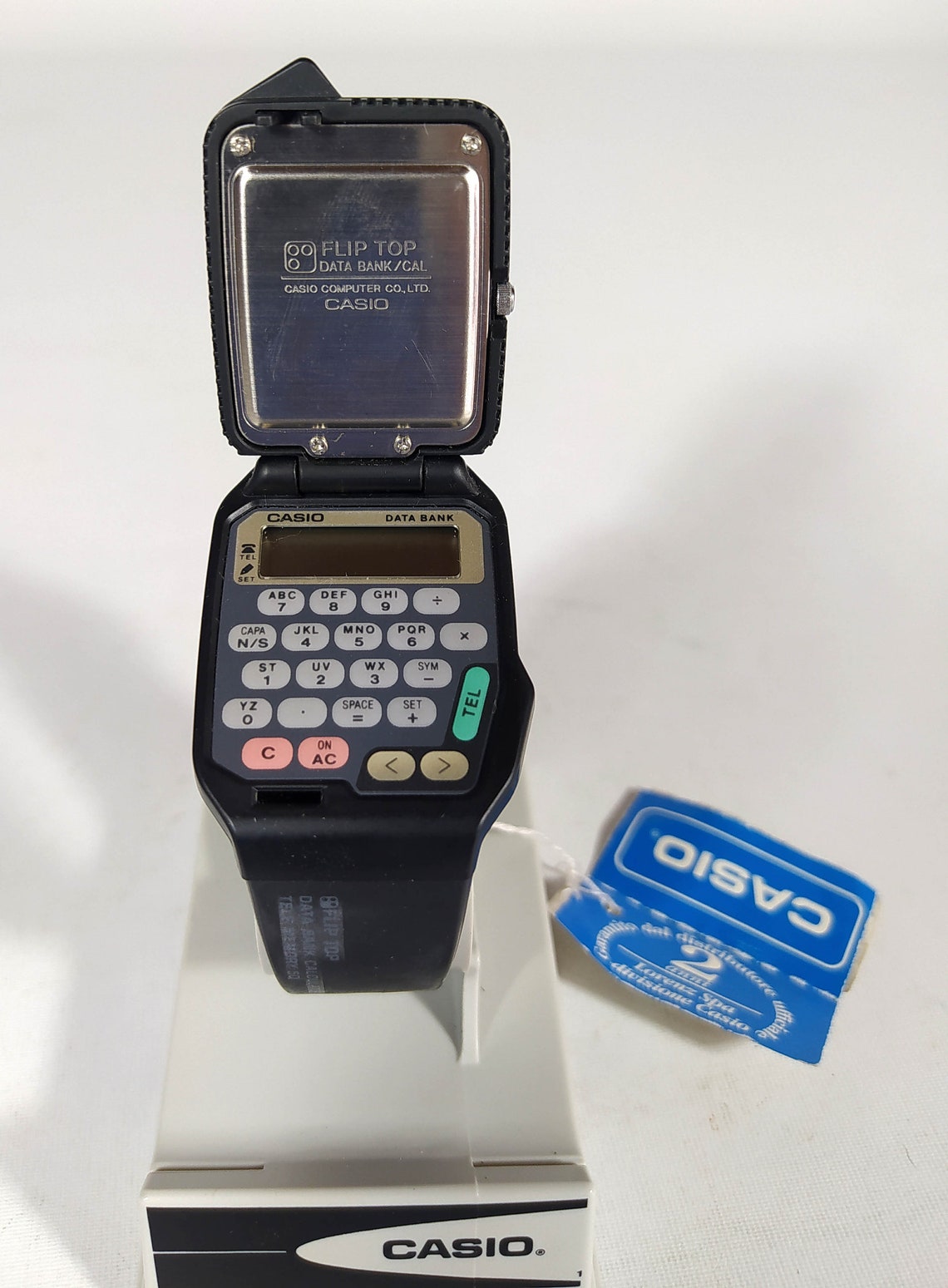 casio flip top calculator watch