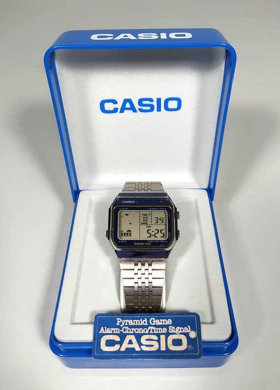 Casio GM-401 Game Watch Module 245 Pyramid Game Blue Version | Etsy UK