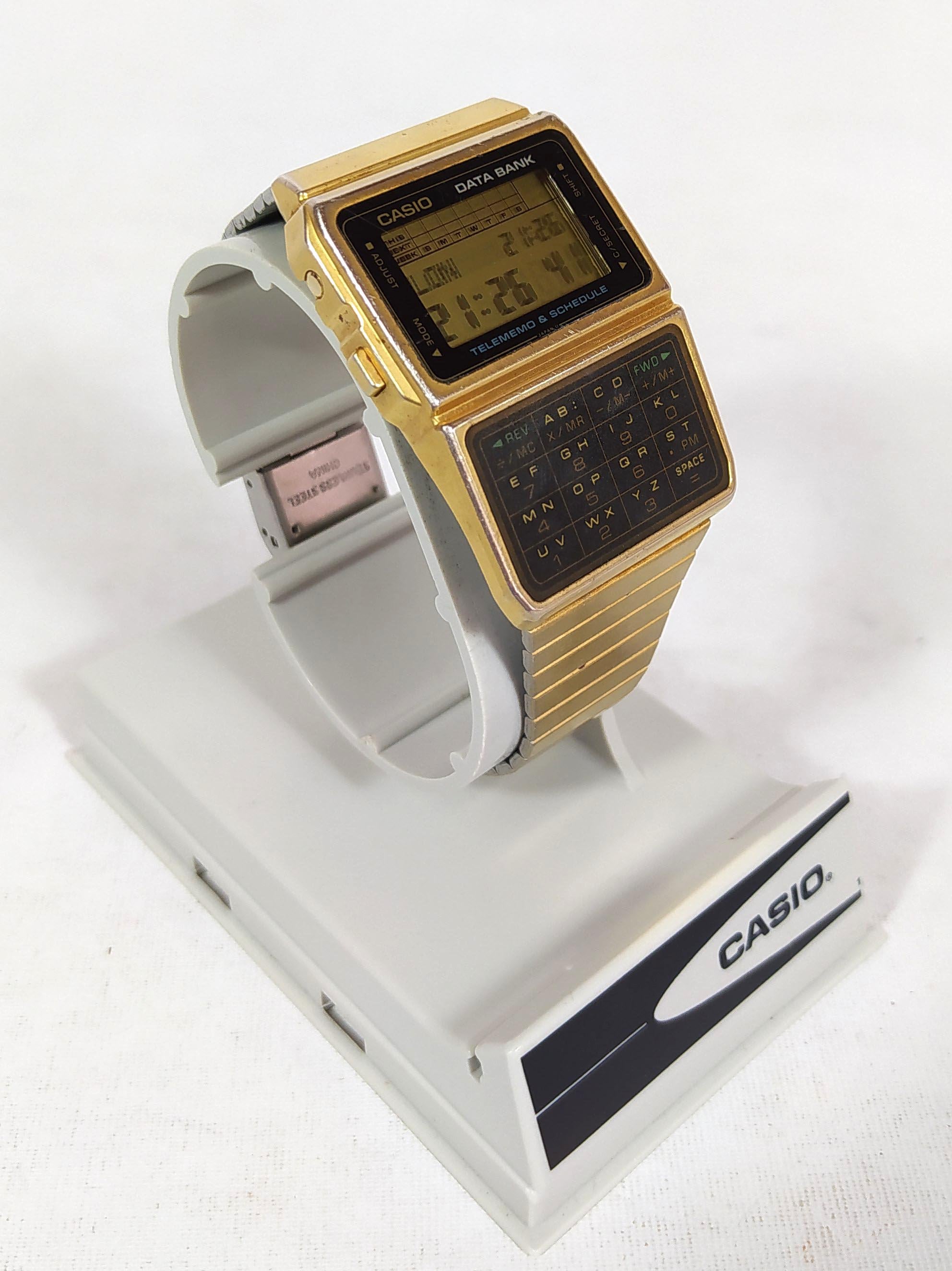 Casio Calculator Watch Gold