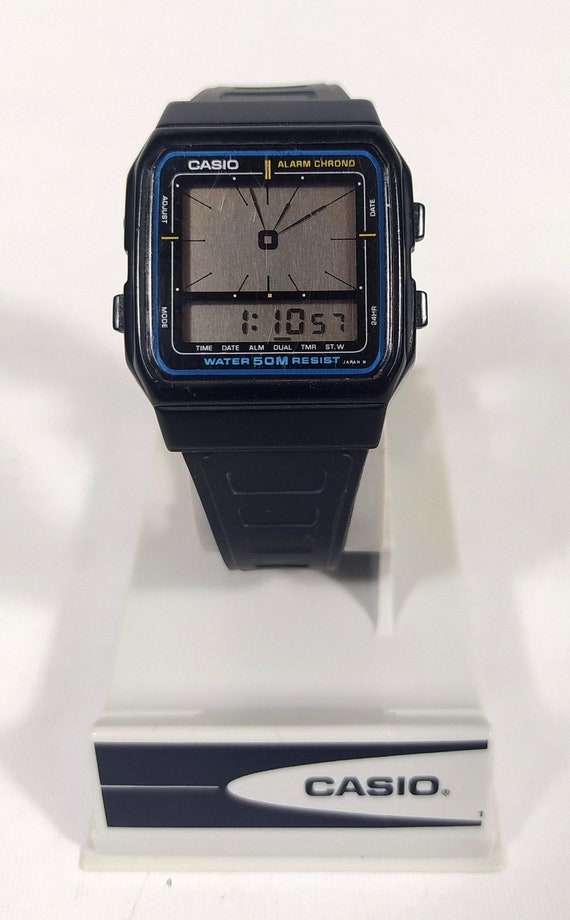Casio AE-11W Ana Digi Watch Module 694 Vintage | Etsy Denmark