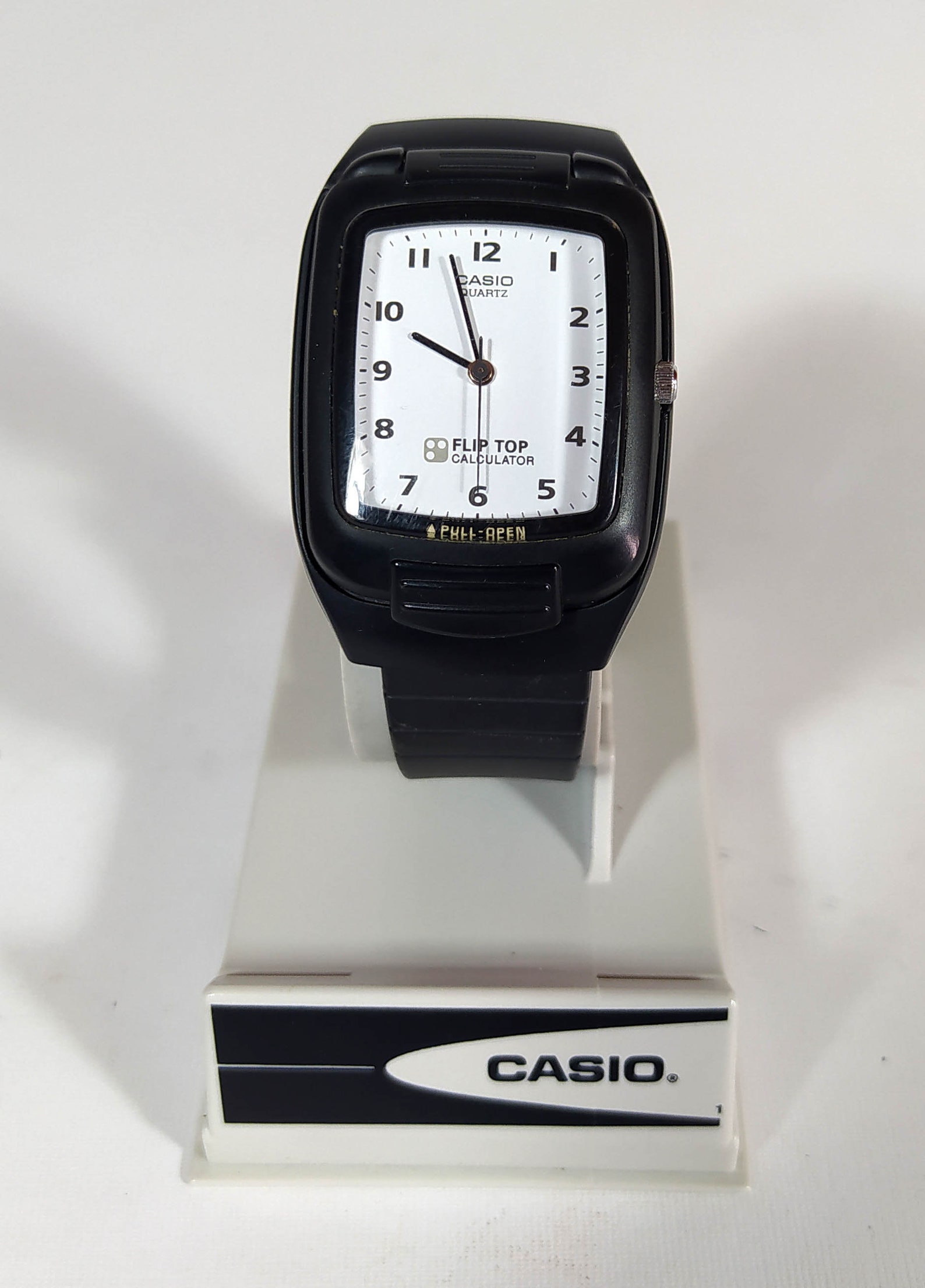 casio flip top calculator watch