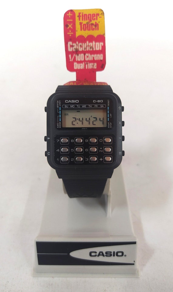 vintage casio calculator watch Gem