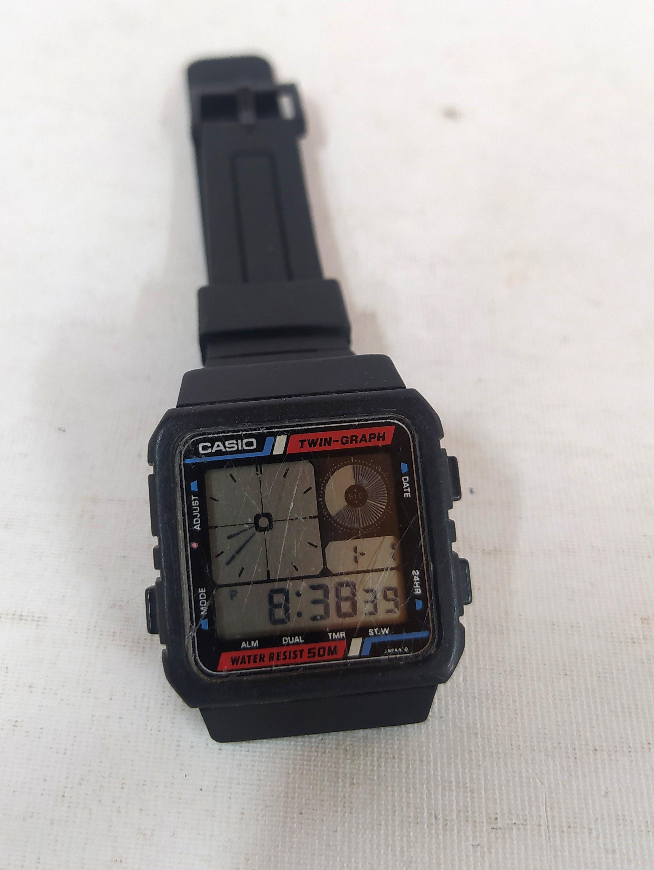 カシオ AE-20W ツイングラフ 腕時計 モジュール 588 ツイングラフ 