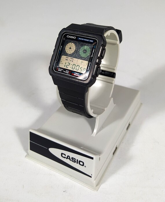 Casio AE-21W Ana Digi Twin Graph II Model Horloge Module 809 | Etsy België