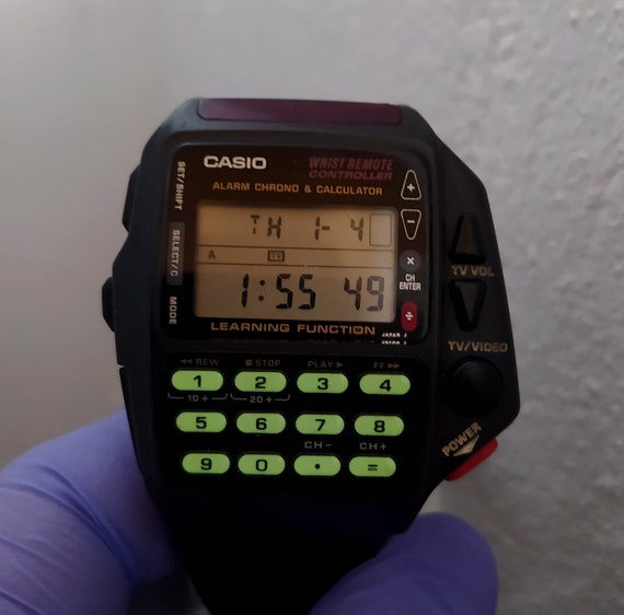 Bestrating vos Vriendelijkheid Casio CMD-40 Wrist Remote Controller Glow in the Dark Version - Etsy