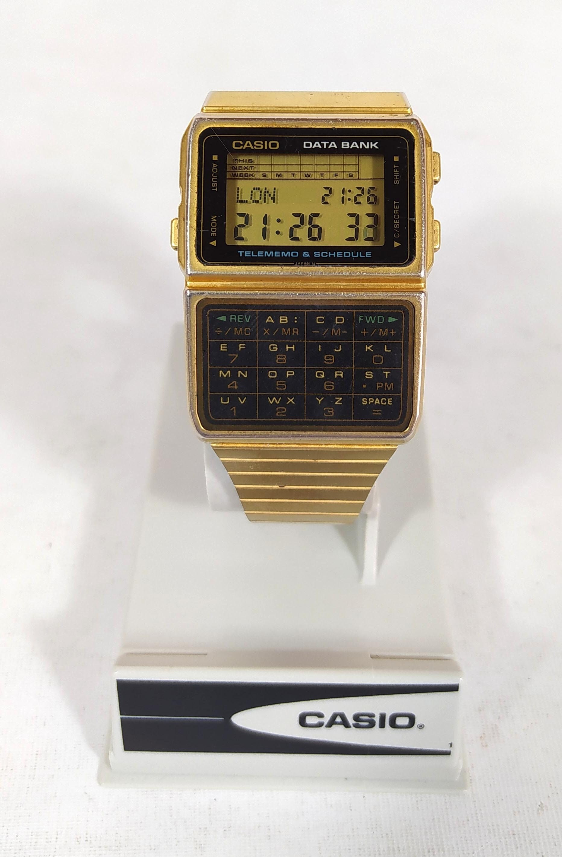 egetræ smeltet Konsultation Casio DBC-610 Gold Calculator Watch Module 676 Vintage - Etsy