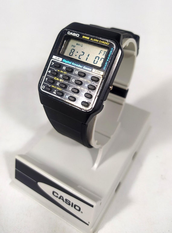 Casio CA51 Calculator Game Watch Module 433 Digital… Gem