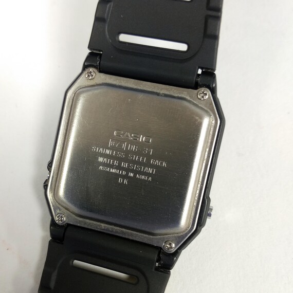 CASIO DB-31 DATA BANK デジタル腕時計 Casio DB-31 digital sports watch new battery vintage steel