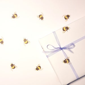 Honey Bee Wrapping Paper Invertebrates Insects Bugs Gift Wrap Tags Full  Sheets 50x70cm 