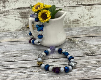 Bracciale Fabiani neonato con farfalla in smalto - Fabiani Gioiellerie