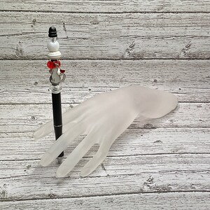 Cute Cat beaded refillable metal decorative pen, teacher gift, student gift, thank you gift, nurse gift, party favor