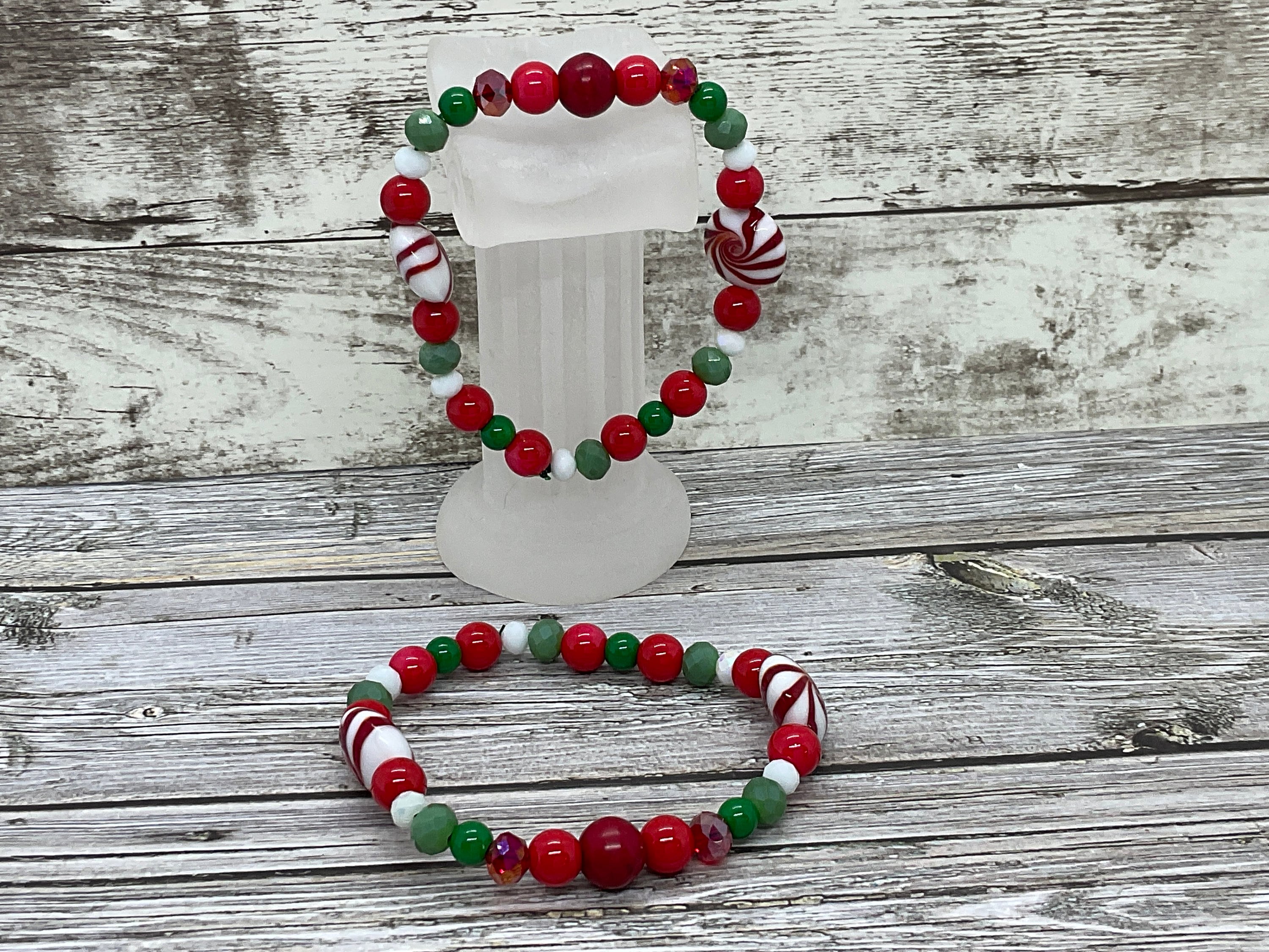 Eleganti Braccialetti Elastici Natalizi Fatti A Mano In Argilla Polimerica Con Perline Heishi Braccialetti Con Ciondoli In Smalto Per Donna Natale Campana
