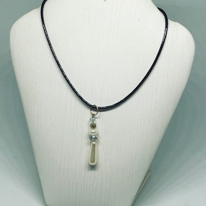Teardrop Pearl Pendant Necklace: Elegant Cord Necklace
