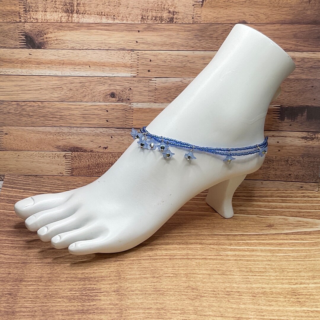 Bracelet en forme de marguerite fait main : Bracelet en perles de rocaille et fleurs - France