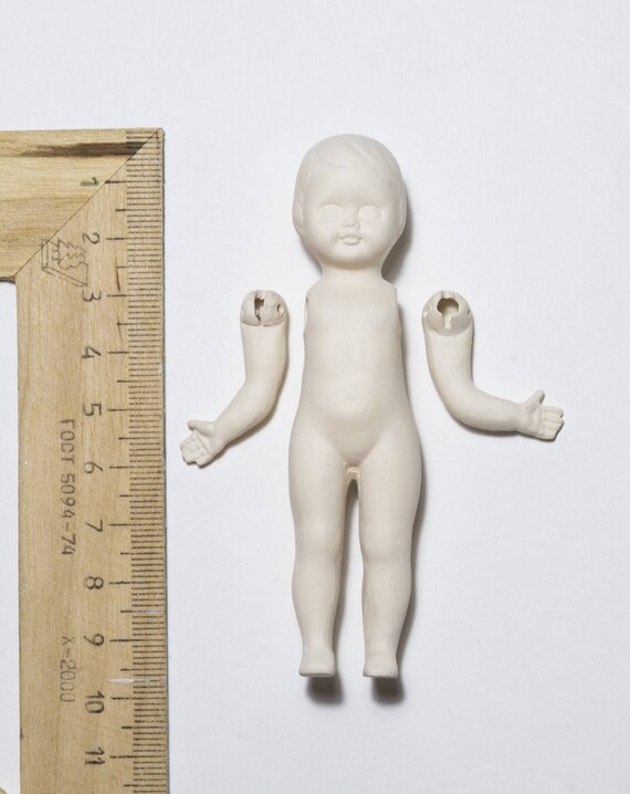 SET CERAMIC FAIENCE Porcelain Antique Vintage doll parts create doll