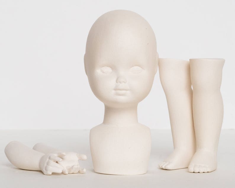 CERAMIC FAIENCE SET Body Parts Doll to Create Antique Vintage Etsy