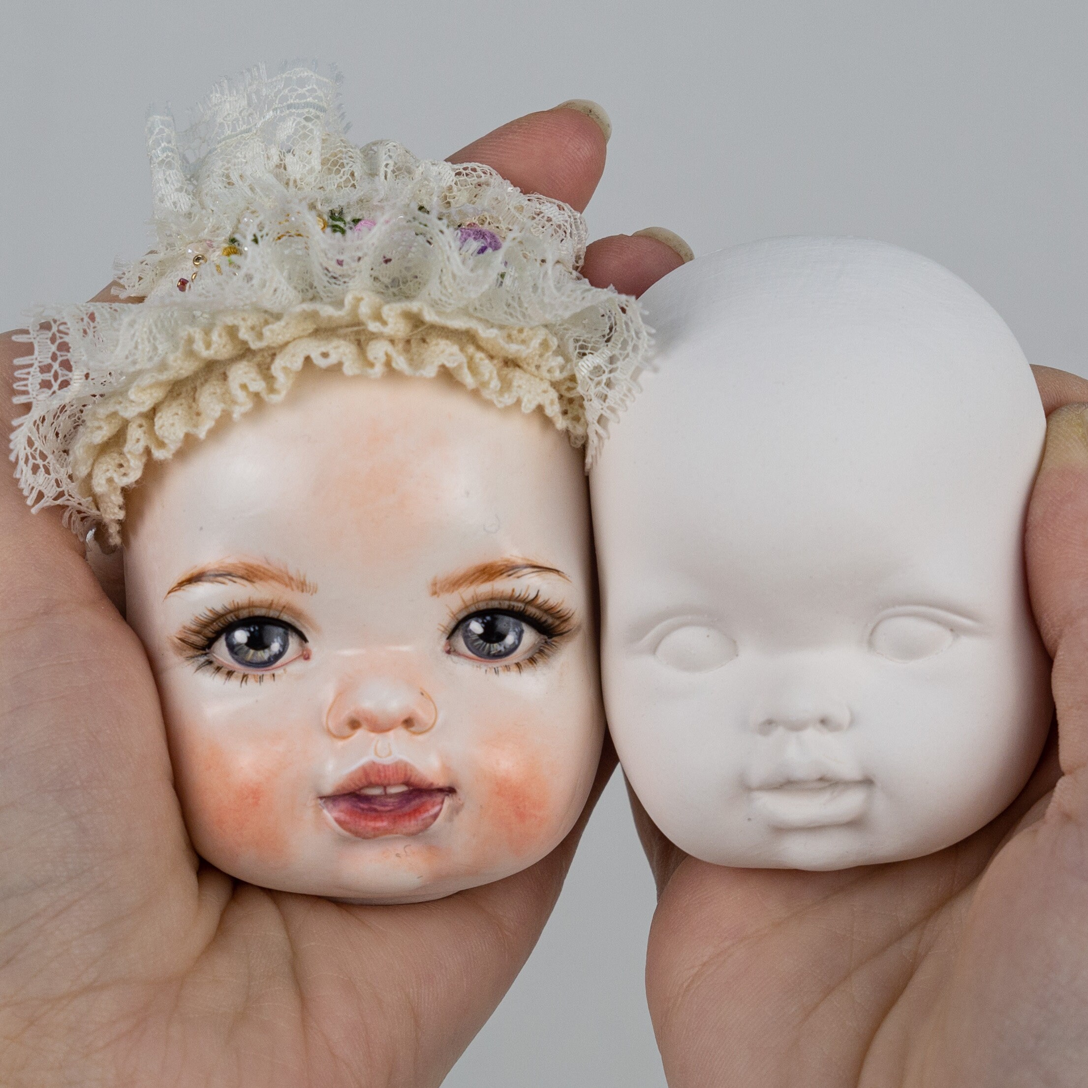 Porcelain Doll Heads for sale Only 4 left at 75