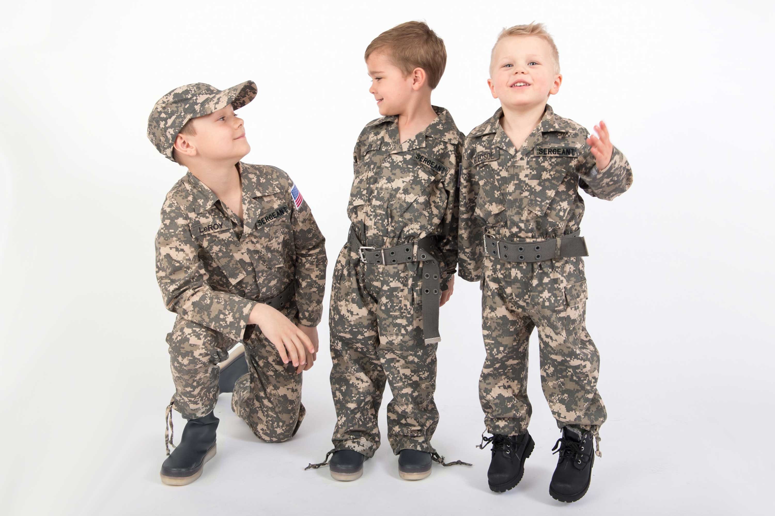 Kid&#39;s Army Costume | Authentically PERSONALIZED | FREE Camo Hat | Kid&#39;s Camo Costume | Kid&#39;s Birthday gift | Kid&#39;s Christmas Present