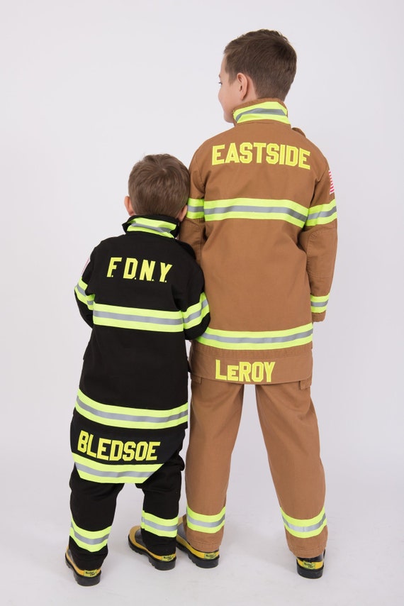 Kid's Firefighter Uniform Costume Our firefighters' uniforms – a