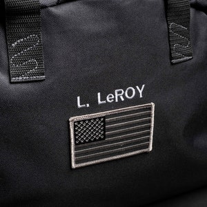 Travel Bag | Duffel Bag | American Flag Bag | Embroidered Bag | Perfect gift for all soldiers with the Subdued American flag
