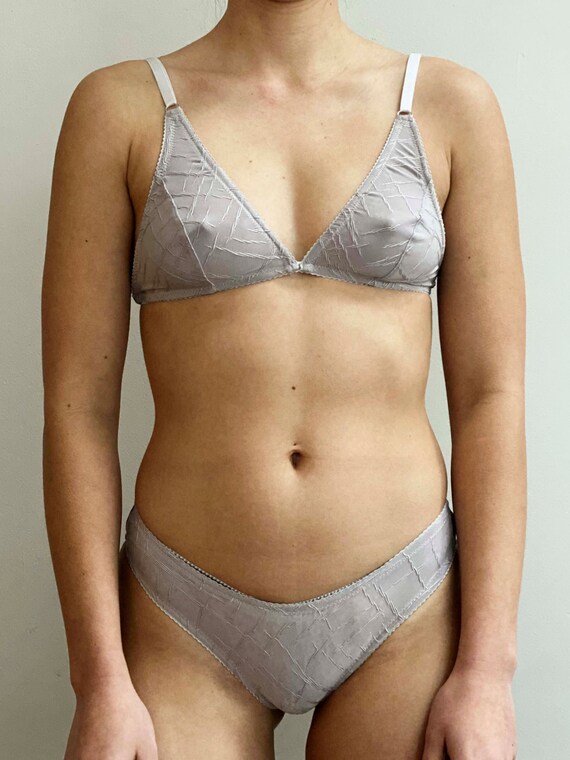 silver bralette