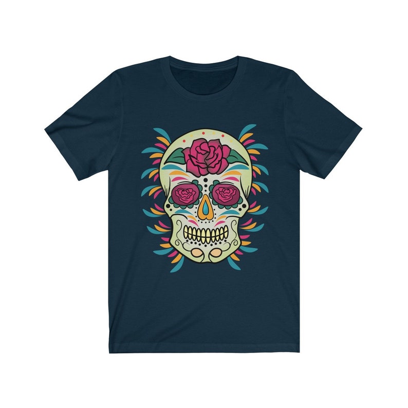 Day of the Dead Tshirt Dia De Los Muertos Rose Sugar Skull - Etsy