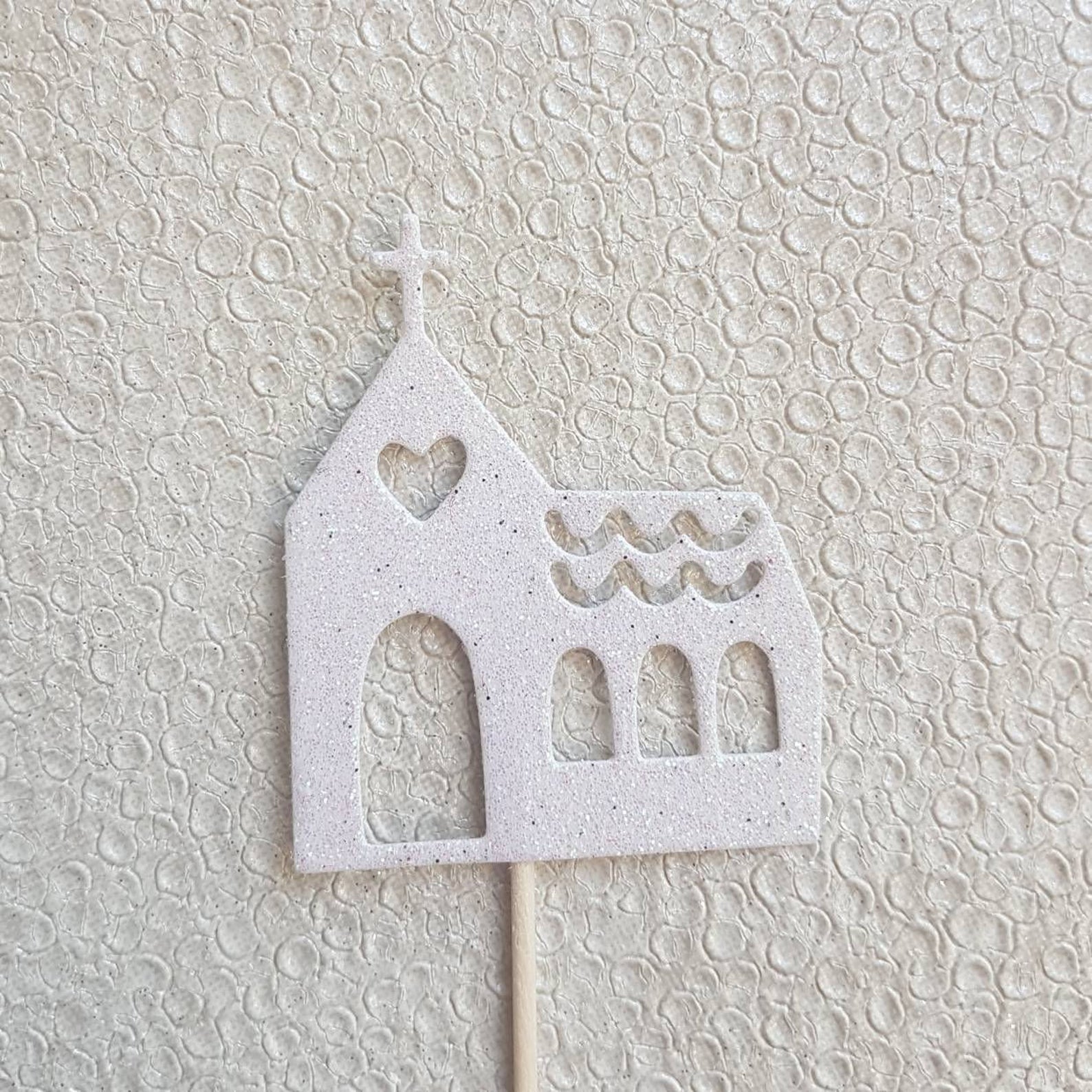 Church Cake Topper Chapel Cake Topper Wedding Cupcakes Etsy