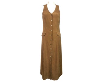 80's Maxi Dress | Vintage Sleeveless Dress
