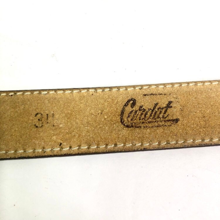 1960's Tooled Western Leather Cardat Belt - Etsy