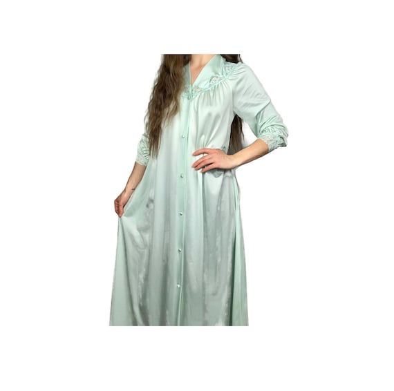 Vintage Clothing 60's Night Gown , Vintage Lace S… - image 1