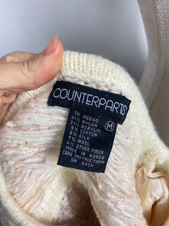 Vintage Clothing, Sweater, Popcorn Knit, 80's, Cable … Gem