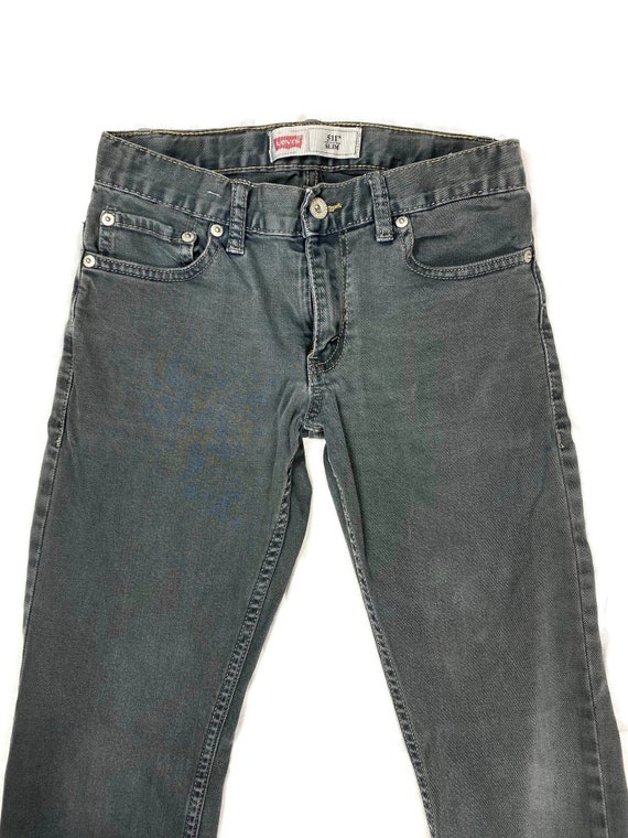 Vintage Levi's Jeans | 90's Mid Rise Dark Gray Je… - image 5