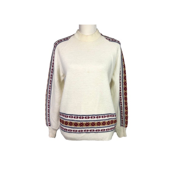 Vintage Sweater, 70's Clothing, Crew Neck Sweater… - image 1