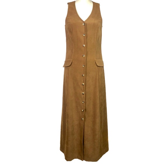 80's Maxi Dress | Vintage Sleeveless Dress - image 4