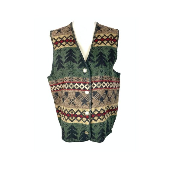 Vintage Woolrich Vest | 90's Button up Western Ves