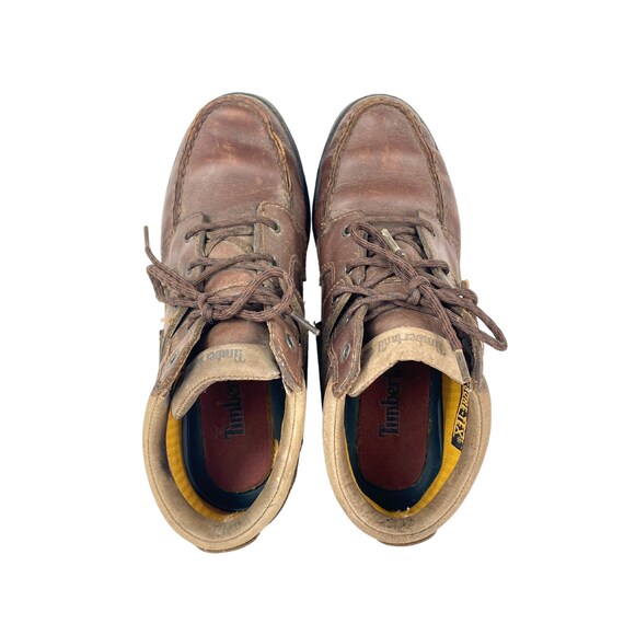 Brown leather outdoor boots cheap