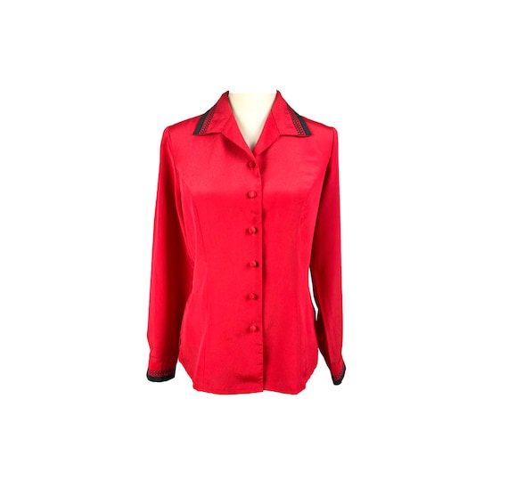 40's Blouse | Vintage Womens Blouse,Embroidered Re
