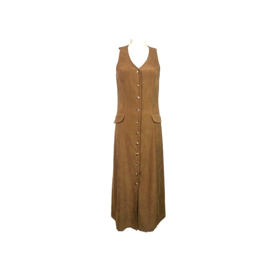80's Maxi Dress | Vintage Sleeveless Dress - image 1