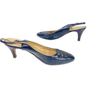 blue heels size 10