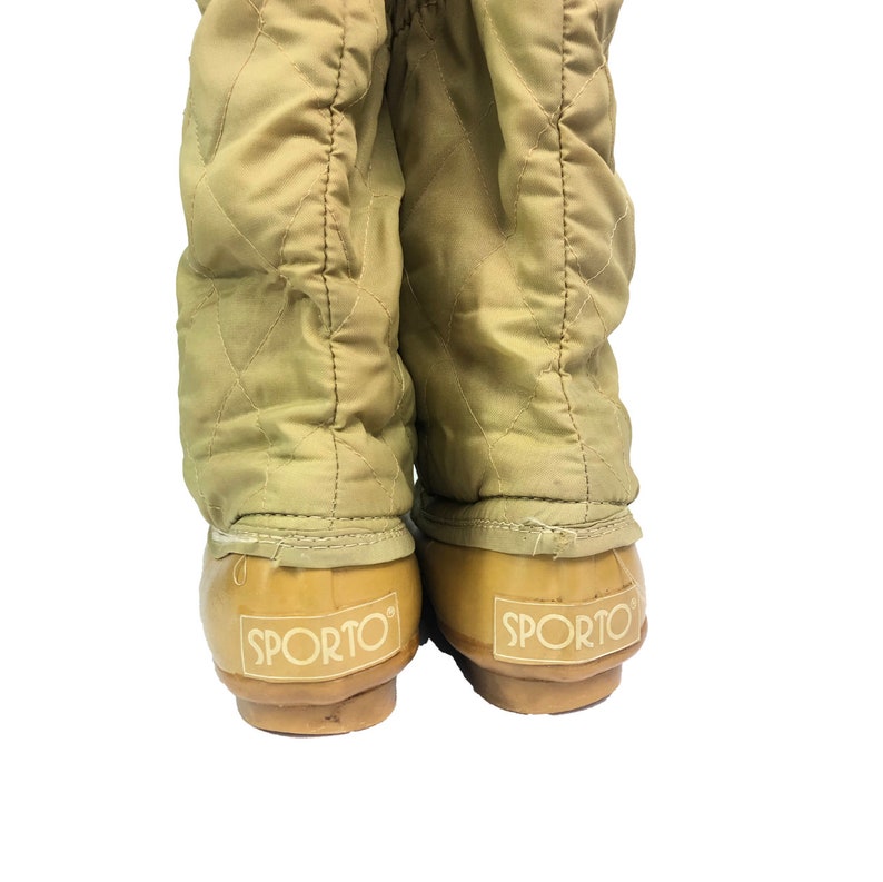 80/'s Weather BootsVintage Snow BootsSporto Tall Shearling Lined Duck BootsRain BootsWeather BootsSize 8 Weather Boots